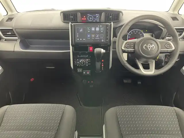 トヨタ ルーミー カスタムG－T 愛知県 2025(令7)年 0.1千km ブラックマイカメタリック/パールホワイト2トーン 登録済未使用車/走行距離１０km/純正９インチディスプレイオーディオ/スマートアシストIII/コンフォートパッケージ/HDMI/パノラミックビューモニター/レーダークルーズコントロール/シートヒーター/パーキングセンサー/両側パワースライドドア/ETC/フルセグTV/LEDオートライト/フォグランプ/純正アルミホイール/純正フロアマット/衝突被害軽減ブレーキ/禁煙車