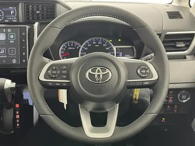 トヨタ ルーミー カスタムG－T 愛知県 2025(令7)年 0.1千km ブラックマイカメタリック/パールホワイト2トーン 登録済未使用車/走行距離１０km/純正９インチディスプレイオーディオ/スマートアシストIII/コンフォートパッケージ/HDMI/パノラミックビューモニター/レーダークルーズコントロール/シートヒーター/パーキングセンサー/両側パワースライドドア/ETC/フルセグTV/LEDオートライト/フォグランプ/純正アルミホイール/純正フロアマット/衝突被害軽減ブレーキ/禁煙車