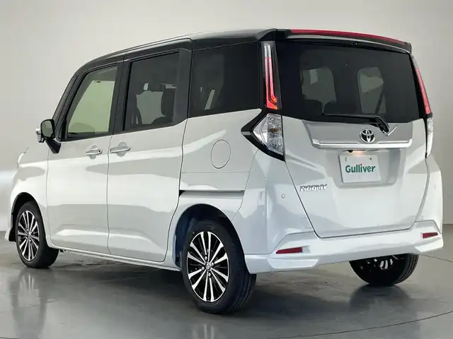 トヨタ ルーミー カスタムG－T 愛知県 2025(令7)年 0.1千km ブラックマイカメタリック/パールホワイト2トーン 登録済未使用車/走行距離１０km/純正９インチディスプレイオーディオ/スマートアシストIII/コンフォートパッケージ/HDMI/パノラミックビューモニター/レーダークルーズコントロール/シートヒーター/パーキングセンサー/両側パワースライドドア/ETC/フルセグTV/LEDオートライト/フォグランプ/純正アルミホイール/純正フロアマット/衝突被害軽減ブレーキ/禁煙車