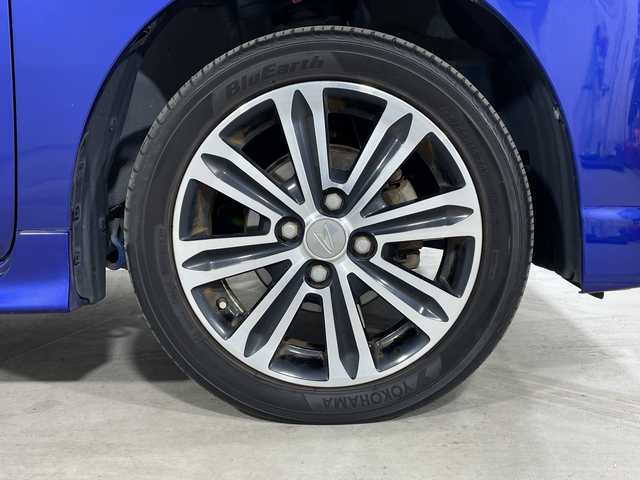 ダイハツ タント カスタム RS トップED SA Ⅲ 福岡県 2017(平29)年 7.4万km ディープブルークリスタルマイカ 禁煙車/社外メモリナビ/・CD/DVD/BT/フルセグTV/・バックモニター/スマートアシスト３/両側パワースライドドア/革巻きステアリング/・ステアリングリモコン/ETC/ハーフレザーシート/・シートヒーター（D）/アイドリングストップ/スマートキー/・スペアキー/・プッシュスタート/LEDヘッドライト/・オートライト/・フォグランプ/純正アルミホイール/純正フロアマット/純正ドアバイザー