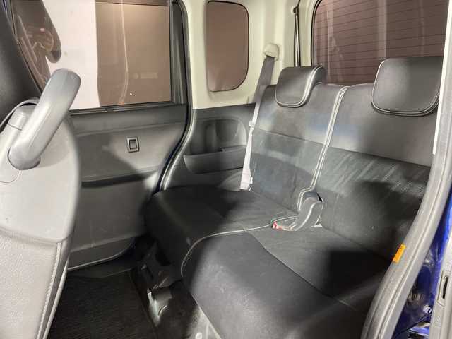 ダイハツ タント カスタム RS トップED SA Ⅲ 福岡県 2017(平29)年 7.4万km ディープブルークリスタルマイカ 禁煙車/社外メモリナビ/・CD/DVD/BT/フルセグTV/・バックモニター/スマートアシスト３/両側パワースライドドア/革巻きステアリング/・ステアリングリモコン/ETC/ハーフレザーシート/・シートヒーター（D）/アイドリングストップ/スマートキー/・スペアキー/・プッシュスタート/LEDヘッドライト/・オートライト/・フォグランプ/純正アルミホイール/純正フロアマット/純正ドアバイザー