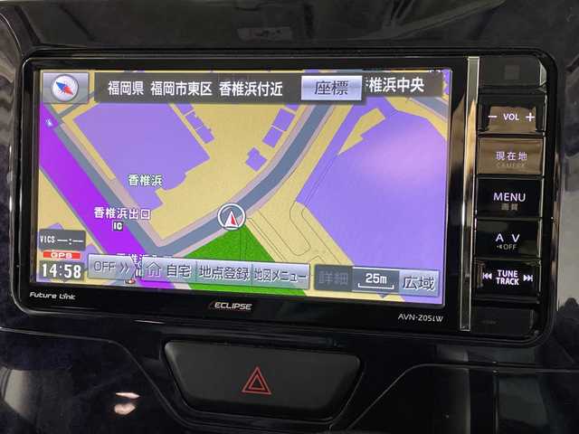 ダイハツ タント カスタム RS トップED SA Ⅲ 福岡県 2017(平29)年 7.4万km ディープブルークリスタルマイカ 禁煙車/社外メモリナビ/・CD/DVD/BT/フルセグTV/・バックモニター/スマートアシスト３/両側パワースライドドア/革巻きステアリング/・ステアリングリモコン/ETC/ハーフレザーシート/・シートヒーター（D）/アイドリングストップ/スマートキー/・スペアキー/・プッシュスタート/LEDヘッドライト/・オートライト/・フォグランプ/純正アルミホイール/純正フロアマット/純正ドアバイザー