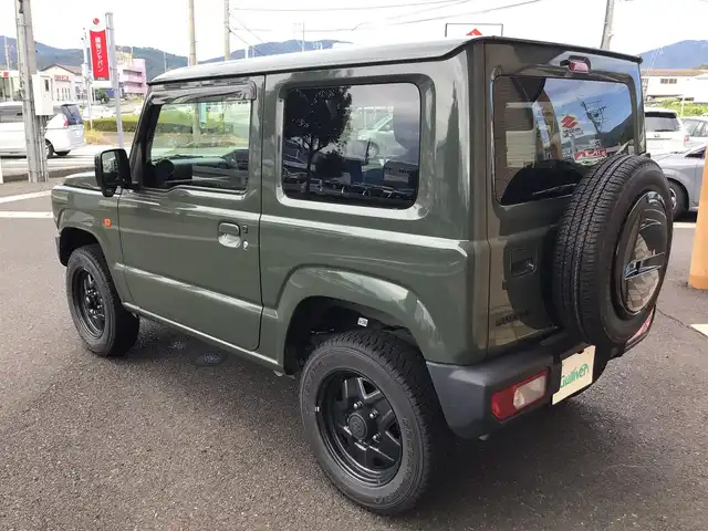 スズキ ジムニー XL 福井県 2019(令1)年 2.4万km ジャングルグリーン 4WD/AT/ディスプレイオーディオ/バッグカメラ/ETC/シートヒーター/革調シートカバー/純正16ホイル/プッシュスタート