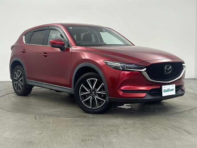 マツダ ＣＸ－５ XD プロアクティブ 兵庫県 2017(平29)年 5.7万km ソウルレッドプレミアムメタリック ・純正SDナビ&BT&USB&CD&DVD&TV/・バックカメラ/・サイドカメラ/・パワーバックドア/・衝突軽減ブレーキ/・レーンキープアシスト/・レーダークルーズコントロール/・ブラインドスポットモニター/・ヘッドアップディスプレイ/・前後コーナーセンサー/・LEDヘッドライト/・フォグランプ/・オートライト/・ETC/・前後ドライブレコーダー/・純正フロアマット/・スマートキー/・プッシュスタート/・スペアキー/・純正19インチアルミホイール/・W＋サイドエアバック/・カーテンエアバック/・アイドリングストップ/・横滑り防止装置