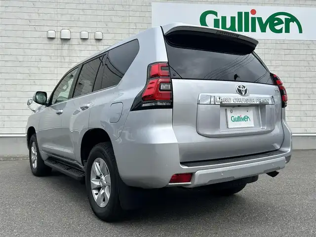 トヨタ ランドクルーザー プラド TX Lパッケージ 山形県 2018(平30)年 14.3万km シルバーM ４WD/純正ナビ/（FM/AM/DVD/フルセグ）/Bluetooth/クルーズコントロール/バックカメラ/横滑り防止装置/ドライブレコーダー/ヒートヒーター/エアシート/逸脱防止装置/オートライト/フォグランプ/純正マット/冬タイヤ積載/ダブルエアバック/保証証/取扱説明書