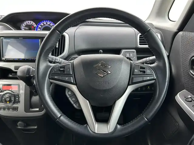 スズキ ソリオ HV MX 福岡県 2020(令2)年 4.4万km ピュアホワイトP 社外7型ナビ(フルセグTV/CD/DVD/BT)全方位カメラ両側パワスラ前後ドラレコETCUSBポート純正フロアマット純正15インチアルミホイールレーダークルコンコーナーセンサースマートキープッシュスタート