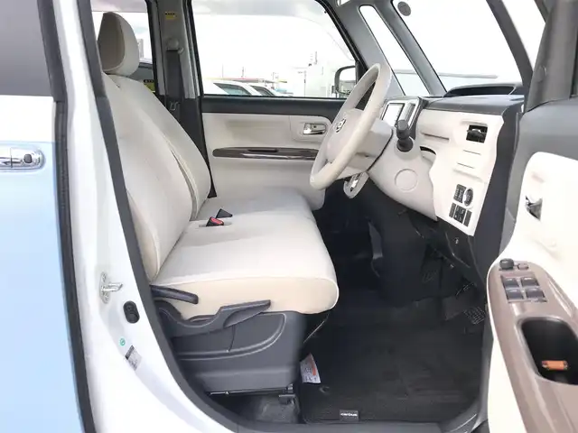 ダイハツ ムーヴ キャンバス G メイクアップ SA Ⅲ 鳥取県 2018(平30)年 2.4万km パールホワイトⅢ/シルキーブルーパール 2トーン ワンオーナー/純正ナビ/フルセグ/CD/DVD/BT/全方位カメラ/スマートアシスト/両側パワースライドドア/ドライブレコーダー・ETC/LEDヘットライト/ハイビームアシスト/プッシュエンジンスタート/アイドリングストップ/スペアキー/フロアマット・ドアバイザー/サマータイヤセット積込（/タイヤ溝４部山）