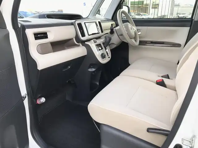 ダイハツ ムーヴ キャンバス G メイクアップ SA Ⅲ 鳥取県 2018(平30)年 2.4万km パールホワイトⅢ/シルキーブルーパール 2トーン ワンオーナー/純正ナビ/フルセグ/CD/DVD/BT/全方位カメラ/スマートアシスト/両側パワースライドドア/ドライブレコーダー・ETC/LEDヘットライト/ハイビームアシスト/プッシュエンジンスタート/アイドリングストップ/スペアキー/フロアマット・ドアバイザー/サマータイヤセット積込（/タイヤ溝４部山）