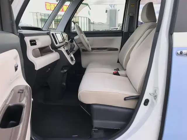 ダイハツ ムーヴ キャンバス G メイクアップ SA Ⅲ 鳥取県 2018(平30)年 2.4万km パールホワイトⅢ/シルキーブルーパール 2トーン ワンオーナー/純正ナビ/フルセグ/CD/DVD/BT/全方位カメラ/スマートアシスト/両側パワースライドドア/ドライブレコーダー・ETC/LEDヘットライト/ハイビームアシスト/プッシュエンジンスタート/アイドリングストップ/スペアキー/フロアマット・ドアバイザー/サマータイヤセット積込（/タイヤ溝４部山）