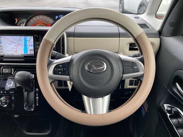 ダイハツ ムーヴ キャンバス G ブラックインテリア リミテッド SAⅢ 岐阜県 2018(平30)年 8.6万km パールホワイトⅢ/ナチュラルベージュマイカメタリック 2トーン 登録時走行距離86072km/全方位カメラ/純正ＳＤナビ(Bluetooth接続/CDチェンジャー)/バックモニター/両側パワースライドドア/ワンセグＴＶ/ＬＥＤヘッドライト/オートマチックハイビーム/オートライト/ドライブレコーダー/衝突被害軽減システム/プッシュスタート/スマートキー/スペアキー/横滑り防止装置/ETC/禁煙車/盗難防止装置/ABS