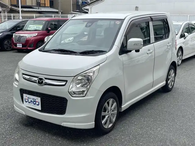 マツダ フレア XS 愛知県 2014(平26)年 9.5万km ホワイトパール (株)IDOMが運営する【じしゃロン豊川店】の自社ローン専用車両になります。こちらは現金またはオートローンご利用時の価格です。自社ローンご希望の方は別途その旨お申付け下さい/ 純正メモリナビ/　◯ CD再生機能/　◯ DVD再生機能/　◯ BT対応/　◯ ワンセグTV/ 革巻ステアアリング/ プッシュスタート/ ドアバイザー/ ウインカーミラー/ 純正フロアマット