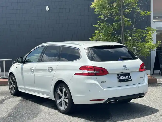 プジョー ３０８ SW GTライン ブルーHDi 滋賀県 2019(令1)年 4.4万km BLANC NACRE ワンオーナー/バックカメラ/ドライブレコーダー前/レーンキープアシスト/BSM/ACC/プッシュスタート/ETC
