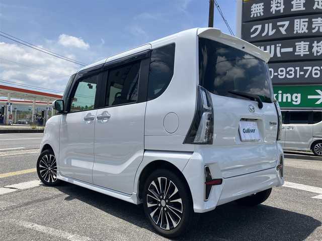 ダイハツ タント カスタム RS セレクション 広島県 2020(令2)年 5.5万km シャイニングホワイトパール 社外ナビ/両側パワースライドドア/ロングスライドシート/スマートアシスト/レーダークルーズ/ハーフレザーシート/前席シートヒーター/LEDヘッドライト/オートライト/ビルトインETC/新車保証書/取扱説明書/スペアキー