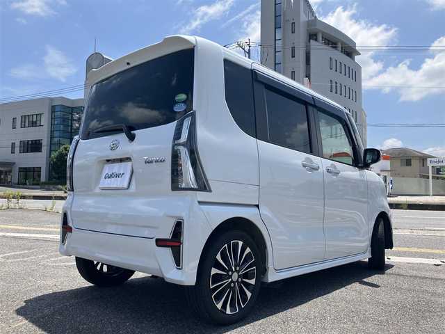 ダイハツ タント カスタム RS セレクション 広島県 2020(令2)年 5.5万km シャイニングホワイトパール 社外ナビ/両側パワースライドドア/ロングスライドシート/スマートアシスト/レーダークルーズ/ハーフレザーシート/前席シートヒーター/LEDヘッドライト/オートライト/ビルトインETC/新車保証書/取扱説明書/スペアキー