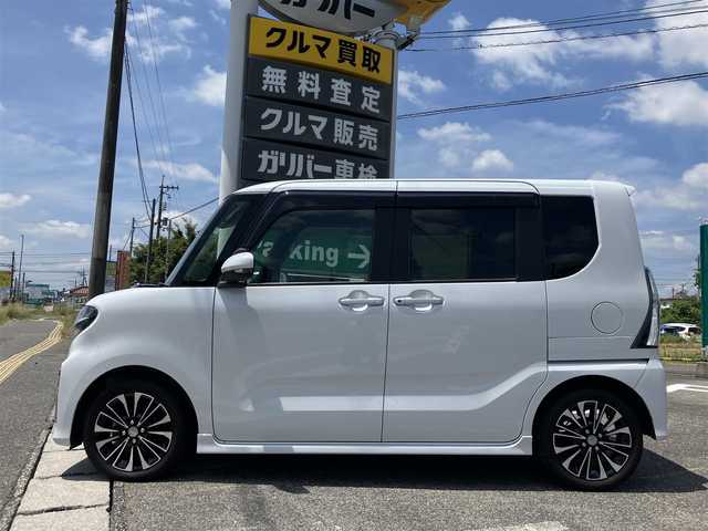 ダイハツ タント カスタム RS セレクション 広島県 2020(令2)年 5.5万km シャイニングホワイトパール 社外ナビ/両側パワースライドドア/ロングスライドシート/スマートアシスト/レーダークルーズ/ハーフレザーシート/前席シートヒーター/LEDヘッドライト/オートライト/ビルトインETC/新車保証書/取扱説明書/スペアキー
