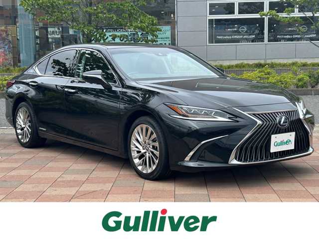レクサス ＥＳ 300h バージョンL 福島県 2020(令2)年 2.7万km アティチュードブラックマイカ 純正SDナビ/（AM/FM/DVD/CD/SD/USB/BT/フルセグ）/ETC/パノラマビューモニター/サンルーフ/前後シートヒーター/シートメモリー/前席パワーシート/クルーズコントロール（ブレーキ制御付き）/LEDヘッドライト/ステアリングヒーター/パワーバックドア/アイドリングストップ/盗難防止システム/衝突被害軽減ブレーキ/横滑り防止装置/車線逸脱防止支援/パーキングアシスト