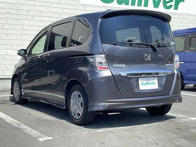 ホンダ フリード ハイブリット ジャストセレクション 静岡県 2013(平25)年 7.3万km モダンスティールM 純正ナビ/ワンセグTV/純正CD /Bluetooth/両側パワースライドドア/スマートキー/オートライト/ディスチャージヘッドライト