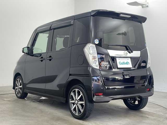 日産 デイズ ルークス ハイウェイスター Gターボ 兵庫県 2019(平31)年 6.5万km ブラック ・純正ナビ/TV/CD/DVD/BT/SD/・全方位カメラ/・エマージェンシーブレーキ/・車線逸脱警報/・オートマチックハイビーム/・前後踏み間違い防止装置/・両側パワースライドドア/・純正ドライブレコーダー/・クルーズコントロール/・後席サンシェード/・後席サーキュレーター/・スマートキー/・プッシュスタート/・スペアキー/・ETC/・アイドリングストップ/・LEDオートライト/・フォグランプ/・純正14インチアルミホイール/・nanoe