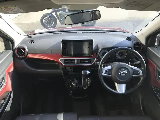 ダイハツ キャスト アクティバ GターボプライムコレSAⅡ 富山県 2017(平29)年 8.2万km ファイアークォーツレッドM 純正ナビ/フルセグTV/Bluetooth/バックカメラ/衝突被害軽減ブレーキ/横滑り防止装置/プッシュスタート/スマートキー/ハーフレザーシート/シートヒーター/ステアリングスイッチ/ETC/電動格納ミラー