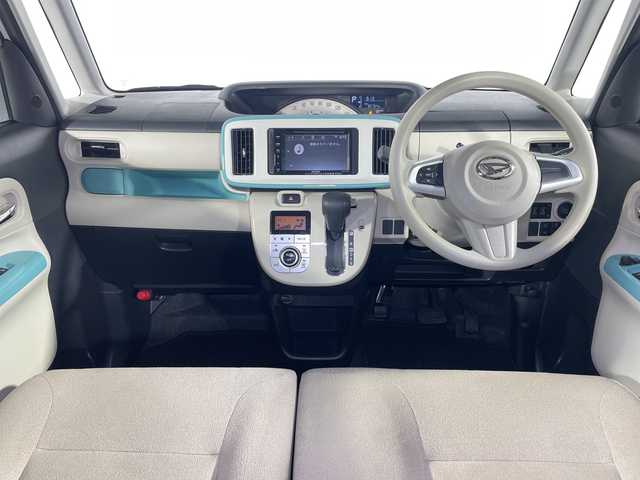 ダイハツ ムーヴ キャンバス X メイクアップ リミテッド SAⅢ 広島県 2019(令1)年 3.1万km パールホワイトⅢ/ファインミントメタリック 2トーン 禁煙/スマートアシストIII/・衝突軽減ブレーキ/・車線逸脱警報/・誤発進抑制制御/・オートハイビーム/社外ディスプレイオーディオ（DDX4190BT）/(BT/DVD/CD/USB/Spotify)/バックカメラ（未接続）/両側パワースライドドア/リアセンサー（御発進抑制）/社外LEDヘッドライト/フォグランプ/オートライト/スマートキー/プッシュスタート/スペアキー/純正ドアバイザー/フロアマット/電動格納ミラー/アイドリングストップ/ヘッドライトレベライザー/ステアリングスイッチ/取扱説明書