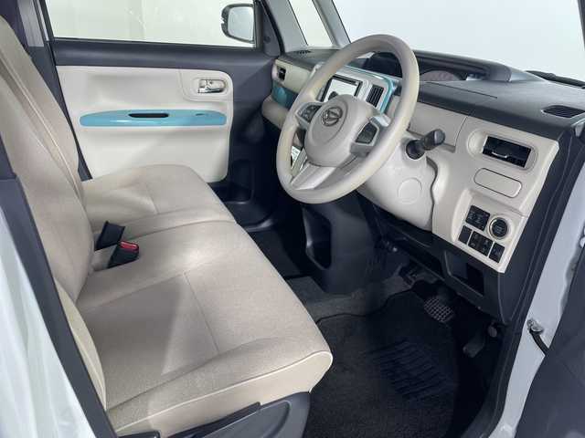 ダイハツ ムーヴ キャンバス X メイクアップ リミテッド SAⅢ 広島県 2019(令1)年 3.1万km パールホワイトⅢ/ファインミントメタリック 2トーン 禁煙/スマートアシストIII/・衝突軽減ブレーキ/・車線逸脱警報/・誤発進抑制制御/・オートハイビーム/社外ディスプレイオーディオ（DDX4190BT）/(BT/DVD/CD/USB/Spotify)/バックカメラ（未接続）/両側パワースライドドア/リアセンサー（御発進抑制）/社外LEDヘッドライト/フォグランプ/オートライト/スマートキー/プッシュスタート/スペアキー/純正ドアバイザー/フロアマット/電動格納ミラー/アイドリングストップ/ヘッドライトレベライザー/ステアリングスイッチ/取扱説明書