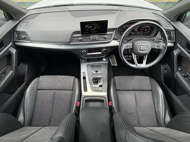 アウディ Ｑ５ 40TDIクワトロ スポーツ 石川県 2020(令2)年 6万km 白 S-LINE-pkg/4WD/衝突軽減ブレーキ/純正メモリーナビ/バック/フロント/サイド/360°カメラ/フルセグTV/AppleCarPlay/Bluetooth/USB/アダプティブクルーズコントロール/ブラインドスポットモニター/電動格納ミラー/レーンキープアシスト/クリアランスソナー/オートマチックテールゲート/オートライト/LEDヘッドライト/パワーシート(前席)/ETC