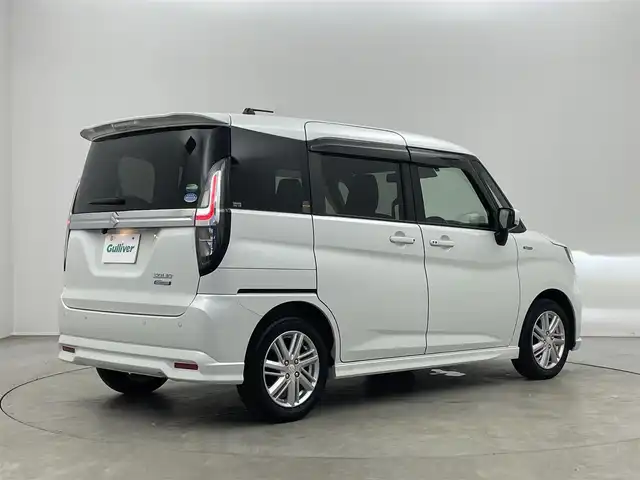 スズキ ソリオ HV MZ 埼玉県 2021(令3)年 4.3万km ピュアホワイトP 社外９インチナビ　バックカメラ　ＥＴＣ　前後ドライブレコーダー　セーフティサポート　レーダークルーズコントロール　シートヒーター　ＨＤＭＩ　純正アルミホイール　オートライト　ＬＥＤヘッドライト　地デジ