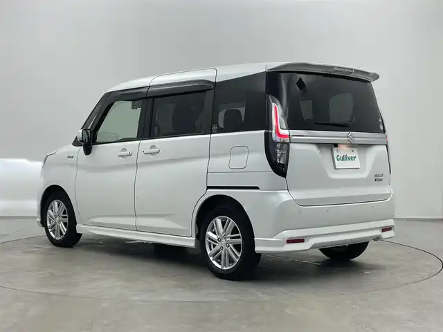 スズキ ソリオ HV MZ 埼玉県 2021(令3)年 4.3万km ピュアホワイトP 社外９インチナビ　バックカメラ　ＥＴＣ　前後ドライブレコーダー　セーフティサポート　レーダークルーズコントロール　シートヒーター　ＨＤＭＩ　純正アルミホイール　オートライト　ＬＥＤヘッドライト　地デジ