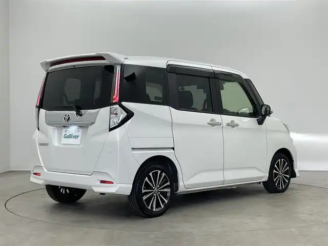 トヨタ ルーミー カスタムG－T 埼玉県 2023(令5)年 1.9万km パールホワイトⅢ スマートアシスト　純正９インチナビ　バックカメラ　ビルトインＥＴＣ２．０　前後ドライブレコーダー　レーダークルーズコントロール　シートヒーター　純正アルミホイール　オートライト　ＬＥＤ　地デジフルセグ