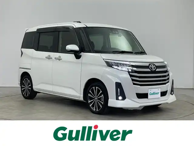 トヨタ ルーミー カスタムG－T 埼玉県 2023(令5)年 1.9万km パールホワイトⅢ スマートアシスト　純正９インチナビ　バックカメラ　ビルトインＥＴＣ２．０　前後ドライブレコーダー　レーダークルーズコントロール　シートヒーター　純正アルミホイール　オートライト　ＬＥＤ　地デジフルセグ