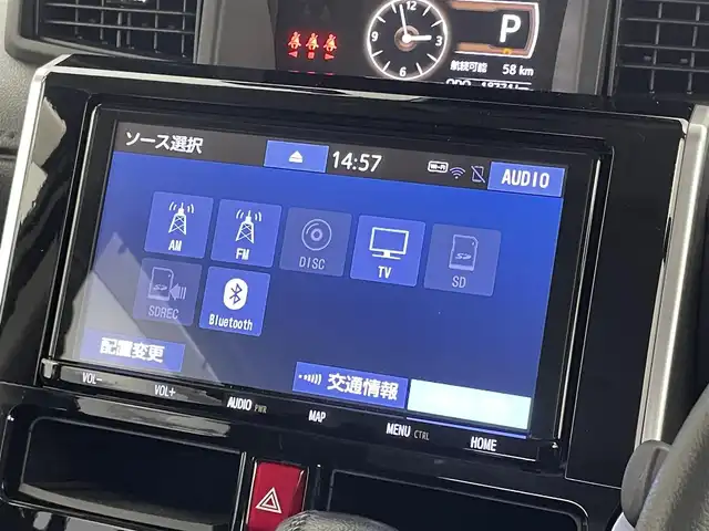 トヨタ ルーミー カスタムG－T 埼玉県 2023(令5)年 1.9万km パールホワイトⅢ スマートアシスト　純正９インチナビ　バックカメラ　ビルトインＥＴＣ２．０　前後ドライブレコーダー　レーダークルーズコントロール　シートヒーター　純正アルミホイール　オートライト　ＬＥＤ　地デジフルセグ