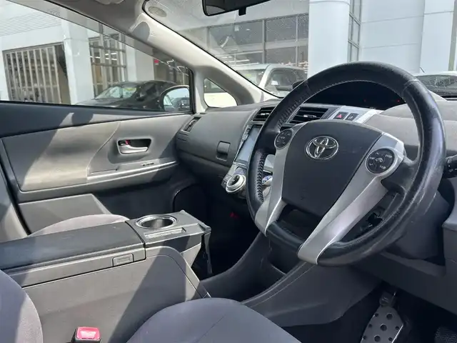 トヨタ プリウス α S ツーリングセレクション 宮崎県 2013(平25)年 13.3万km ホワイトパールクリスタルシャイン /ナビ(EX009V)//TV/CD/DVD/Bluetooth//ETC//バックカメラ//クルーズコントロール//純正フロアマット//純正アルミホイール//ドアバイザー//オートライト//電格ウィンカーミラー