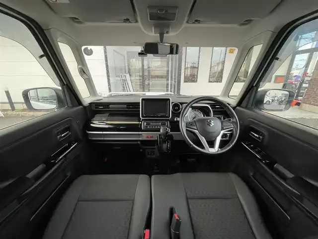 スズキ スペーシア カスタム HYBRID XS 青森県 2018(平30)年 12.8万km ピュアホワイトP (株)IDOMが運営する【じしゃロン青森店】の自社ローン対象車両になります。こちらは現金ご利用時の価格です。自社ローンご希望の方は別途その旨お申付け下さい。/４ＷＤ/純正パイオニア製８型メモリーナビ/　AM/FM/CD/DVD/SD/BT/フルセグＴＶ/全周囲カメラ/純正ナビ連動ドライブレコーダー/両側パワースライドドア/衝突被害軽減システム/横滑り防止装置/レーンキープアシスト/リアコーナーセンサー/オートライト/ＬＥＤヘッドライト/フォグランプ/ドアバイザー/純正フロアマット/ハーフレザーシート（合皮）/純正１５インチアルミホイール装着