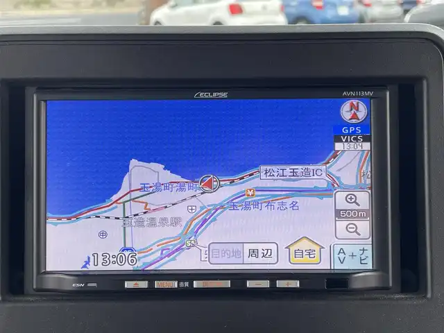 スズキ スペーシア HYBRID G 島根県 2021(令3)年 2.7万km アーバンブラウンパールメタリック 登録時走行距離　26860km/ワンオーナー/保証書/取扱説明書/社外ナビ（AVN113MV）/ワンセグテレビ/プッシュスタート/スマートキー/スペアキー/ドアバイザー/純正フロアマット/コーナーセンサー/横滑り防止装置/車線逸脱警報/衝突軽減システム/社外アルミ１４インチ