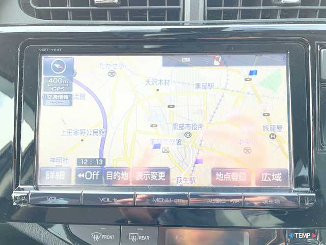 トヨタ アクア G 富山県 2016(平28)年 8.8万km グレーメタリック 純正９型ＳＤナビゲーション/型番：NSZT-Y64T/(CD/DVD/SD/BT/フルセグＴＶ)　/バックカメラ　/ビルトインＥＴＣ/スマートキー２ケ/前席シートヒーター　/クルーズコントロール　/ステアリングリモコン　　/純正フロアマット　/スタッドレスタイヤ車載あり　