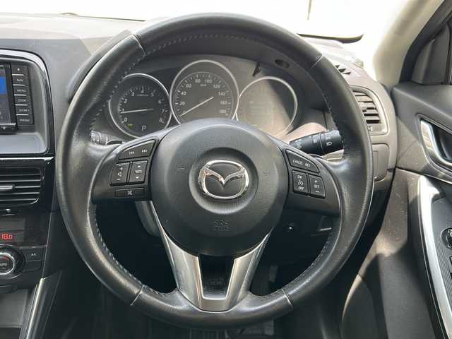 マツダ ＣＸ－５ 25S 東京都 2014(平26)年 5.9万km ジェットブラックマイカ 純正SDナビ（CA9PA）/DVD再生、Bluetooth接続機能付き/フルセグTV/純正フロアマット/19インチ純正アルミホイール/スマートキー/ETC/アイドリングストップ/AFS/スマートキー