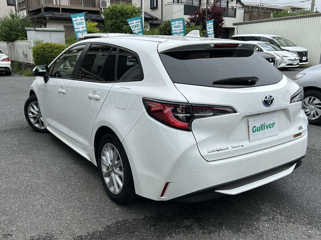トヨタ カローラツーリング ハイブリッド S 埼玉県 2021(令3)年 1.7万km スーパーホワイトⅡ ワンオーナー/バックカメラアイドリングストップ/ウィンカーミラー/クルーズコントロール/プッシュスタート/ETC