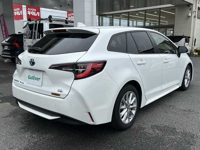 トヨタ カローラツーリング ハイブリッド S 埼玉県 2021(令3)年 1.7万km スーパーホワイトⅡ ワンオーナー/バックカメラアイドリングストップ/ウィンカーミラー/クルーズコントロール/プッシュスタート/ETC