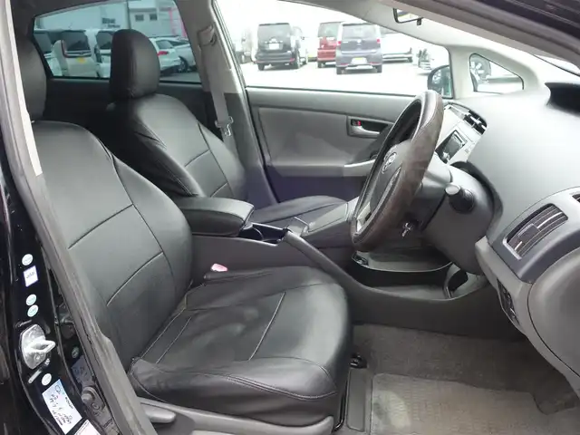 トヨタ プリウス G ツーリングセレクション 静岡県 2009(平21)年 11.2万km ブラック 社外車高長（カヤバ）/社外バンパー　フロント／リア/社外シートカバー/社外18インチアルミホイル（WORK）/社外オーディオ（カロッツェリア）/　CD/BT/USB/AUX/ETC/クルーズコントロール/スマートキー/プッシュスタート/ヘッドライトウォッシャー/社外LEDヘッドライト/純正フロアマット/純正ドアバイザー/取扱説明書/保証書