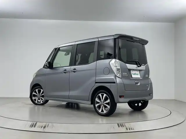 日産 デイズ ルークス HWS X Vセレクション 埼玉県 2016(平28)年 3.8万km チタニウムグレーメタリック 純正SDナビ/MM316D-W/アラウンドビューモニター/両側パワースライドドア/エマージェンシーブレーキ/踏み間違い防止アシスト/ＨＩＤヘッドライト/フォグランプ/リアシェード/サーキュレーター/アイドリングストップ/新車保証書/取扱説明書