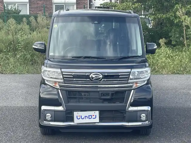 ダイハツ タント カスタム RS SAⅡ 埼玉県 2016(平28)年 10.1万km ブラックマイカメタリック (株)IDOMが運営する【じしゃロン鳩ヶ谷店】の自社ローン専用車両になりますこちらは現金またはオートローンご利用時の価格です。自社ローンご希望の方は別途その旨お申付け下さい/登録時100913km/スマートアシストII/・衝突回避支援ブレーキ機能/・衝突警報機能/・車線逸脱警報機能/・誤発進抑制制御機能/・先行車発進お知らせ機能/ターボ車/両側パワースライドドア/純正SDナビ（NSZN-X66D-T3）/　・AM/FM/CD/DVD/MSV(SD)/BT/フルセグテレビ/バックカメラ/USB/HDMI/アイドリングストップ/プッシュスタート/スマートキーx1/ETC/純正15インチAW/純正LEDヘッドライト/　・オートライト/フォグランプ/革巻ステアリング/　・ステアリングリモコン/電動格納機能付きウインカーミラー/後席ロールサンシェード