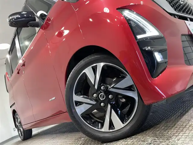 日産 ルークス HWS Gターボ プロパイロットED 愛知県 2020(令2)年 1.9万km スパークリングレッド/ブラック 純正ナビ【MJ122D-W】/アラウンドビューモニター/プロパイロット/両側パワースライドドア/ハンズフリーオートスライドドア/衝突軽減ブレーキ/車線逸脱警報/クリアランスソナー/先行車発進告知/電動パーキングブレーキ/ブレーキホールド/天井サーキュレーター/ビルトインＥＴＣ/USB入力端子/ＬＥＤヘッドライト/オートハイビーム/ＩＳＯＦＩＸ/アイドリングストップ/純正フロアマット/純正16インチアルミホイール