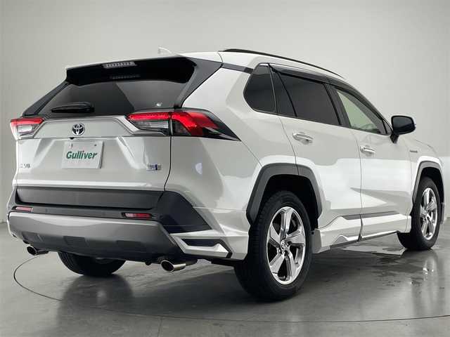 トヨタ ＲＡＶ４ ハイブリッドG 愛知県 2019(令1)年 7.8万km ホワイトパールクリスタルシャイン 純９型ＤＡ　フルセグＴＶ　モデリスタエアロ　ＤＶＤ再生　Ｂｌｕｅｔｏｏｔｈ　バックカメラ　シートヒーター　純正ドラレコ　ＥＴＣ　メモリーシート　パワーバックドア　追従クルコン　ＢＳＭ　衝突軽減　禁煙車