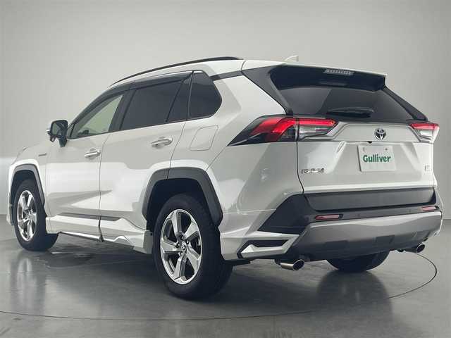 トヨタ ＲＡＶ４ ハイブリッドG 愛知県 2019(令1)年 7.8万km ホワイトパールクリスタルシャイン 純９型ＤＡ　フルセグＴＶ　モデリスタエアロ　ＤＶＤ再生　Ｂｌｕｅｔｏｏｔｈ　バックカメラ　シートヒーター　純正ドラレコ　ＥＴＣ　メモリーシート　パワーバックドア　追従クルコン　ＢＳＭ　衝突軽減　禁煙車