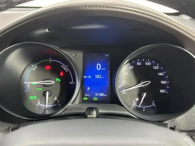 トヨタ Ｃ－ＨＲ G LEDエディション 大阪府 2018(平30)年 5.1万km メタルストリームM モデリスタエアロ 純正9incナビTV バックカメラ レーダーC 衝突軽減ブレーキ レーンアシスト ブラインドSM ハーフレザー シートヒーター スマートキー プッシュスタート クリアランスソナー LEDヘッドライト ETC