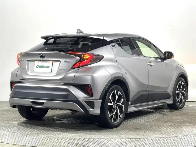 トヨタ Ｃ－ＨＲ G LEDエディション 大阪府 2018(平30)年 5.1万km メタルストリームM モデリスタエアロ 純正9incナビTV バックカメラ レーダーC 衝突軽減ブレーキ レーンアシスト ブラインドSM ハーフレザー シートヒーター スマートキー プッシュスタート クリアランスソナー LEDヘッドライト ETC