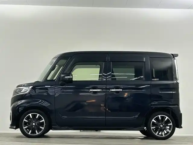 スズキ スペーシア カスタム HYBRID XS ターボ 埼玉県 2020(令2)年 4.6万km ブルーイッシュブラックパール3 禁煙　純正８型ナビ　両側電動スライドドア　全方位カメラ　シートヒーター　ＥＴＣ　ドライブレコーダー　ＬＥＤヘッドライト　ＨＵＤ　レーダークルーズコントロール　ＭＴモード付ＡＴ　Ｂｌｕｅｔｏｏｔｈ　フルセグTV　オートハイビーム