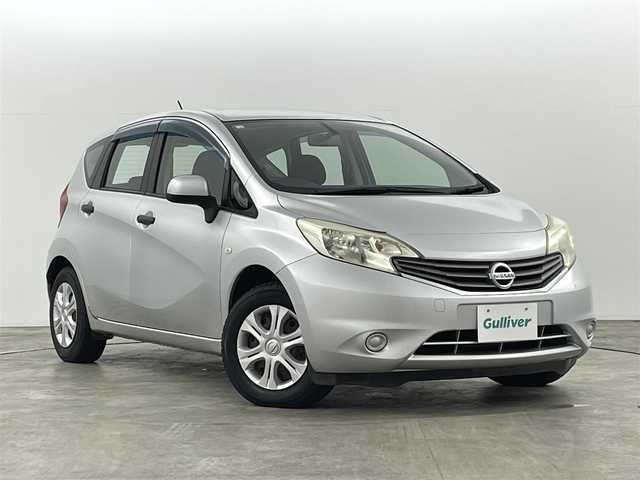 日産 ノート S 福島県 2012(平24)年 4.6万km ブリリアントシルバー 純正メモリーナビ/・フルセグTV/CD/SD/USB/AUX/・バックカメラ/・ETC/アイドリングストップ/リモコンキー/電動格納ミラー/ライトレベライザー/ドアバイザー/夏タイヤ積込み（ホイール無）/純正フロアマット