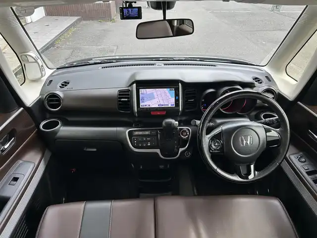 ホンダ Ｎ ＢＯＸ スラッシュ G Lインテリアカラーパッケージ 静岡県 2016(平28)年 9.1万km スマートブラック ホンダセンシング/ホンダ純正ナビ/CD/DVD/Bluetooth/ETC/ハンドルヒーター/シートヒーターD＋N/バックカメラ/ドラレコ前後/純正フロアマット