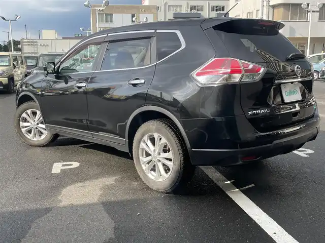 日産 エクストレイル 20X エマージェンシーブレーキ 島根県 2015(平27)年 15.6万km ダイヤモンドブラック ワンオーナー　/純正８型SDナビ　/フルセグTV　/DVD再生　/Bluetooth接続　/バックカメラ　/ビルトインETC　/アイドリングストップ/衝突軽減ブレーキ　/前後コーナーセンサー　/前席シートヒーター　/スマートキー　/純正LEDヘッドライト　/純正１７インチアルミホイール/純正フロアマット/保証書・取扱説明書（本体＋ナビ）